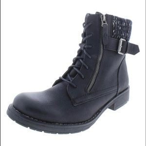Steve Madden Size 8 Regan Black Boot